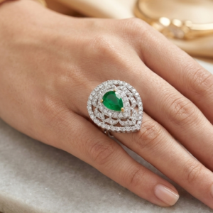 The Verdant Muse Cocktail Ring