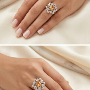 The "Solaris" Halo Statement Ring