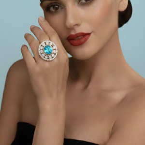 The Azure Horizon Statement Ring